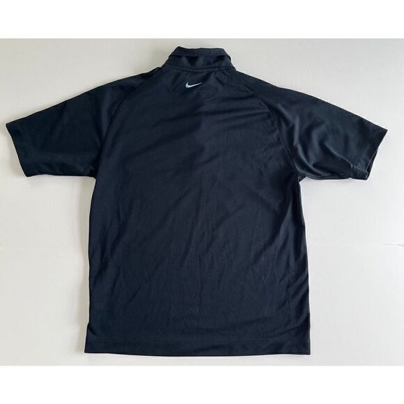 Disney Parks Nike Fit Dry Boys Short Sleeve Golf Polo Navy Blue Size Large 14-16 - Picture 3 of 11